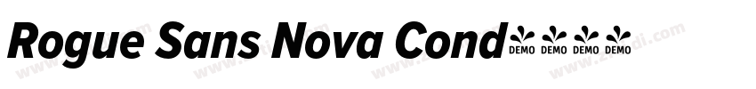 Rogue Sans Nova Cond字体转换